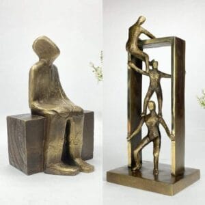 Bronseskulpturer støpt i begrensede opplag