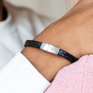 Personlig armbånd med tekst